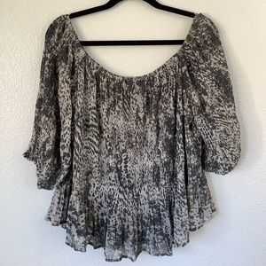Express Gray Blouse